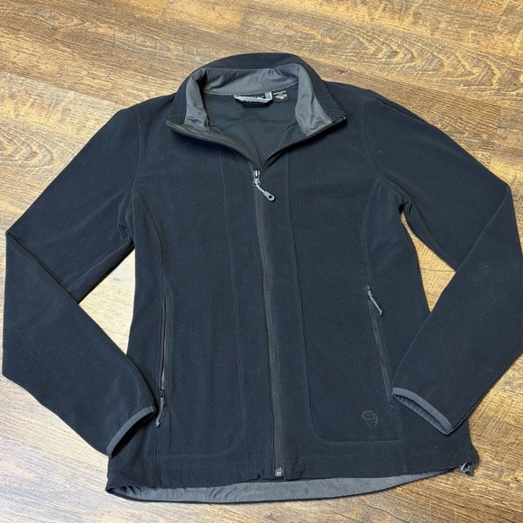 Mountain Hardwear Jackets & Blazers - Mountain Hardwear Fleece Full Zip Jacket Women's Medium Outdoor Black Gray